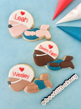 Load image into Gallery viewer, Custom Swimmer Cookie