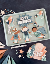 Load image into Gallery viewer, Two in One Super Hero Birthday Online Cookie Class (Intermediate)
