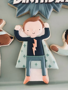Two in One Super Hero Birthday Online Cookie Class (Intermediate)