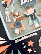 Load image into Gallery viewer, Two in One Super Hero Birthday Online Cookie Class (Intermediate)
