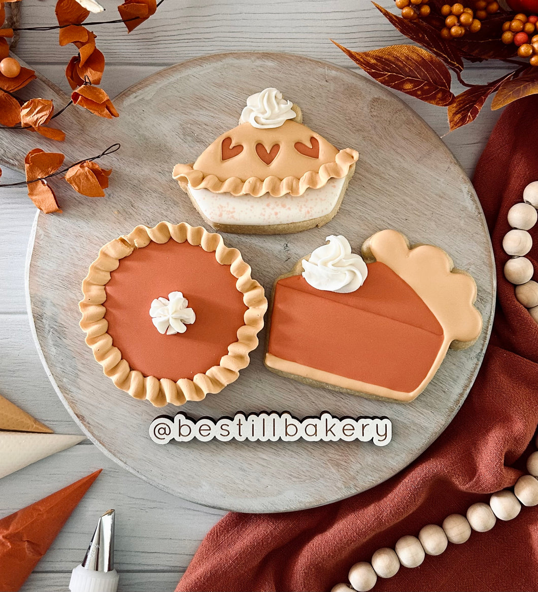 (In Person) Three Way Pie, Cookie Decorating Class 10/24