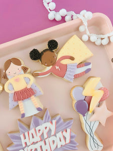 Two in One Super Hero Birthday Online Cookie Class (Intermediate)