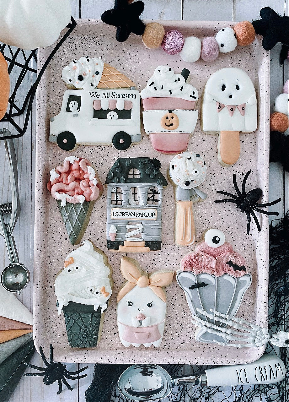 Halloween “I Scream” Online Cookie Class
